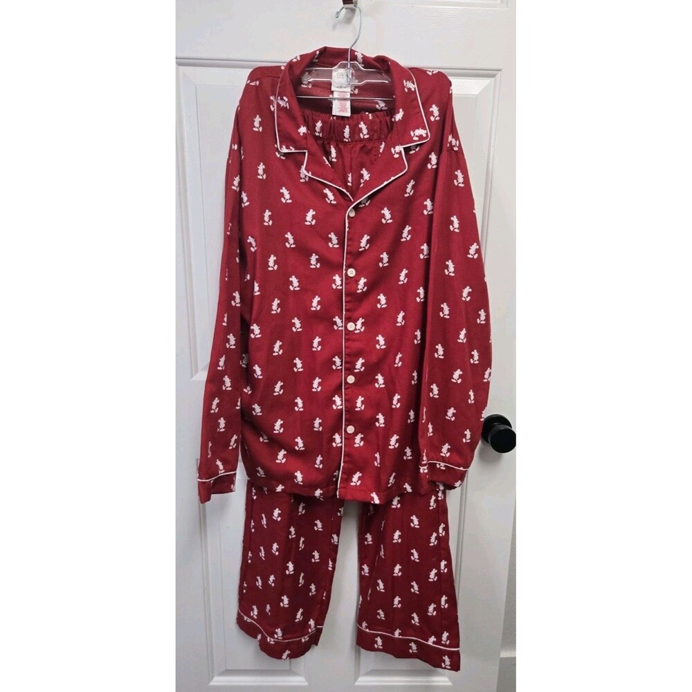 Disney Store Mickey Mouse pajama set L Red